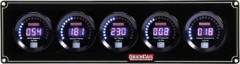 QuickCar Racing Products - QuickCar Digital 5-Gauge Panel OP/WT/OT/FP/Volts
