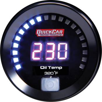 QuickCar Racing Products - QuickCar Digital Oil Temperature Gauge 100-320