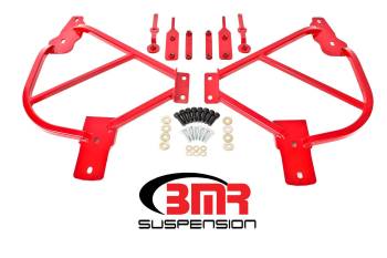 BMR Suspension - BMR Suspension Subframe Connectors - Bolt-In - Red - 2010-15 Camaro