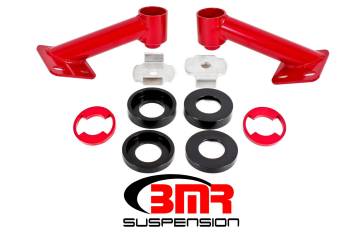BMR Suspension - BMR Suspension Cradle Bushing Lockout Kit - Red - 2015-17 Mustang