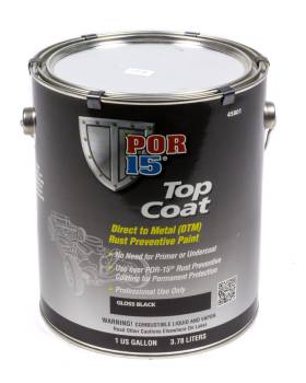 POR-15 - POR-15 Top Coat Gloss Black 1 Gallon