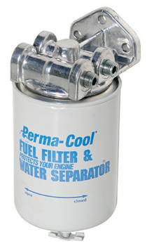 Perma-Cool - Perma-Cool HP Fuel Filter & Head 1/4" NPT Ports L/R