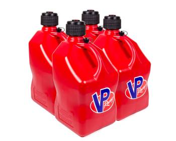 VP Racing Fuels - VP Racing Fuels 5 Gallon Motorsports Utility Jug - Square - Red (Case of 4)