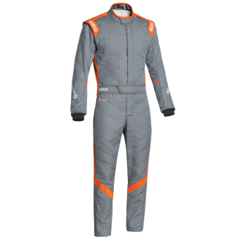 Sparco Victory RS-7 Boot Cut Racing Suit - Grey / Orange 0011277HBGRAR