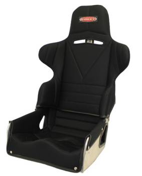 Kirkey Racing Fabrication - Kirkey 65 Series Adjustable Road Race Seat w/ Cover - Black - 16"