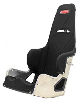 Kirkey Racing Fabrication - Kirkey 38 Series Tweed Seat Cover (Only) - Black - 16"