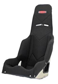 Kirkey Racing Fabrication - Kirkey 55 Series Tweed Seat Cover (Only) - Black - 15"