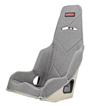 Kirkey Racing Fabrication - Kirkey 55 Series Tweed Seat Cover (Only) - Grey - 16"