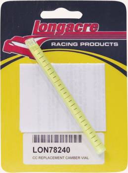 Longacre Racing Products - Longacre Replacement Camber Vial