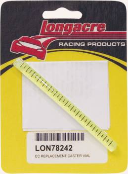 Longacre Racing Products - Longacre Replacement Caster Vial