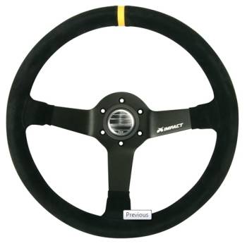 Impact - Impact Grip Steering Wheel - 13.75" - 3.75" Dish - Black