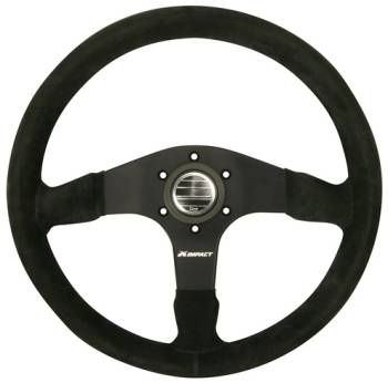 Impact - Impact Stelvio Steering Wheel - 13.75" - 1.75" Dish - Black