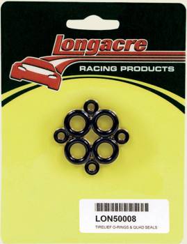Longacre Racing Products - Longacre TIRELIEF™ Replacement O-Rings & Quad Seals (4 Pack)