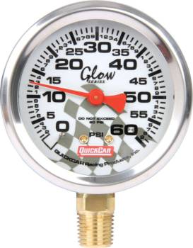 QuickCar Racing Products - QuickCar Tire Pressue Gauge Head (Only) - 0-60 PSI - Glow in the Dark