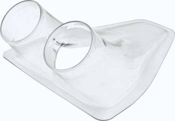 QuickCar Racing Products - QuickCar NACA Duct - Clear - Dual