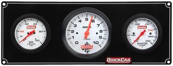QuickCar Racing Products - QuickCar Extreme 2 Gauge Panel w/ 3-3/8" Tach - OP/WT