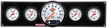 QuickCar Racing Products - QuickCar Extreme 4 Gauge Panel w/ 5" Tach - OP/WT/OT/FP