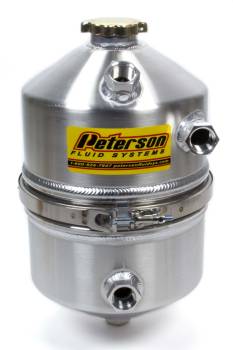 Peterson Fluid Systems - Peterson 3 Gallon Dry Sump Oil Tank - 3 Gallon Single Scavenge Inlet