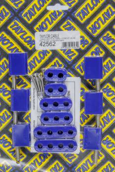 Taylor Cable Products - Taylor Cable Products 7-8mm Vertical Wire Loom Kit Blue