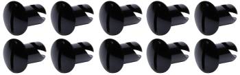 Ti22 Performance - Ti22 Oval Head Dzus Buttons .500 Long - Pack of 10 - Black