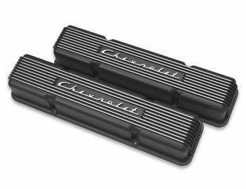 Holley - Holley GM Licensed Vintage Series SBC Valve Covers