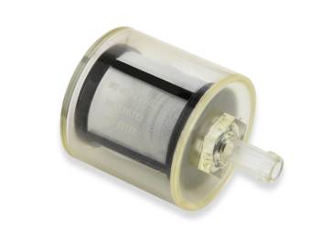 Holley - Holley Mighty Mite Fuel Filter 74 Micron 3/8 Barb
