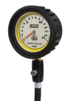 Joes Racing Products - Joes Pro Tire Gauge 0-15 PSI with Hold Valve