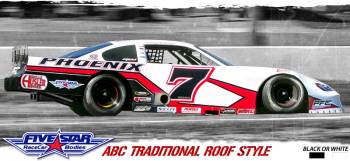 Five Star Race Car Bodies - ABC Economy Body Package - Traditional Roof - Black