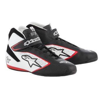 Alpinestars Tech-1 T Shoe - Black/White/Red 2710119-123