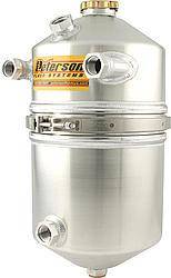 Peterson Fluid Systems - Peterson 5 Gallon Dry Sump Oil Tank w/ Inlet -12AN Female Fittings