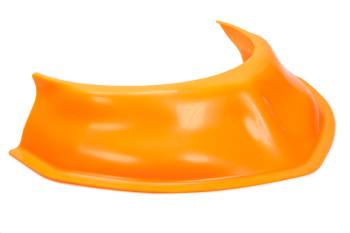 Dirt Defender Racing Products - Dirt Defender 3-1/2" Height Hood Scoop 20" Wide Tapered Front Plastic - Fluorescent Orange