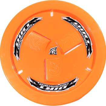 Dirt Defender Racing Products - Dirt Defender Quick Release Fastener Mud Cover Vented Cover Only Plastic - Fluorescent Orange