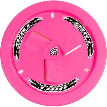 Dirt Defender Racing Products - Dirt Defender Quick Release Fastener Mud Cover Vented Cover Only Plastic - Fluorescent Pink