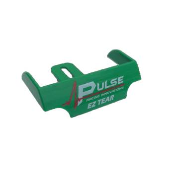 Pulse Racing Innovations - Pulse EZ Tear Tearoff Ramp - Shield Mounted - Green