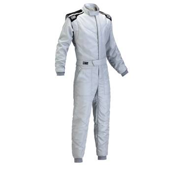 OMP Racing - OMP First-S Race Suit - Silver/Black - 2X-Large