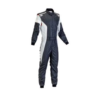 OMP Racing - OMP Tecnica-S Suit - Black/White/Silver - Size 48