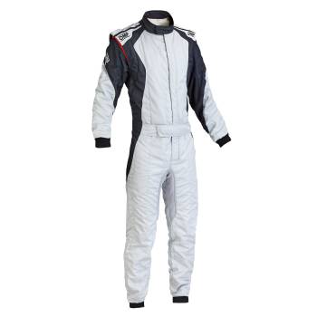OMP Racing - OMP First Evo Suit - Silver/ Black - 56