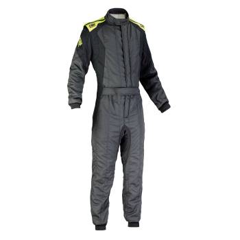 OMP Racing - OMP First Evo Suit - Anthracite/Yellow - 52