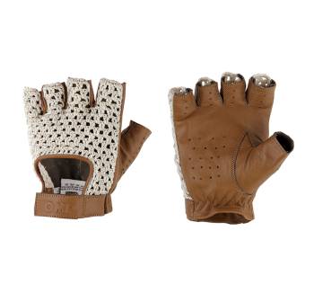 OMP Racing - OMP Tazio Vintage Gloves - Brown - Medium