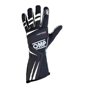 OMP Racing - OMP Tecnica EVO Gloves - Black  - Medium