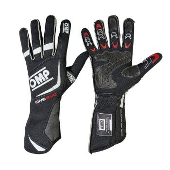 OMP Racing - OMP One EVO Gloves - Black - Large