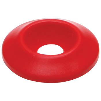 Allstar Performance - Allstar Performance Plastic Countersunk Washers - 1/4" x 1" - Red (50 Pack)