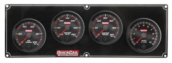 QuickCar Racing Products - QuickCar Redline 3-1 Gauge Panel - OP/WT/WP - Single Recall Tach