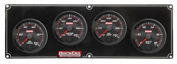 QuickCar Racing Products - QuickCar Redline 4 Gauge Panel - OP/WT/OT/VOLT