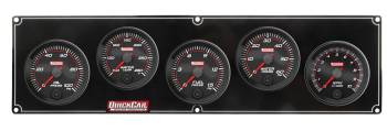 QuickCar Racing Products - QuickCar Redline 4-1 Gauge Panel - OP/WT/FP/WP - Single Recall Tach