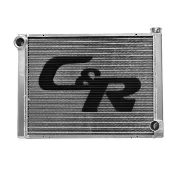 C&R Racing - C&R Racing Double Pass Radiator - Open - 28 x 19? - 1-3/4" Depth Low Outlet - LH Inlet / RH Outlet