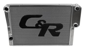 C&R Racing - C&R Racing Double Pass Radiator w/ Heat Exchanger - Closed - 30 x 19? - 1-3/4" Depth Low Outlet - LH Inlet / LH Outlet