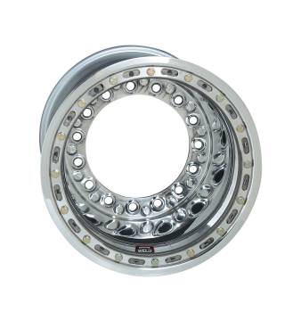 Weld Racing - Weld XL Wide 5 Modified Wheel - 15' x 13" - 5" Back Spacing - Aluminum - Polished - Outer Bead-Loc