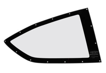 Five Star Race Car Bodies - Five Star 2019 Late Model Quarter Window w/ Blackout Border - Polycarbonate - Pre-Cut / Drilled - Right