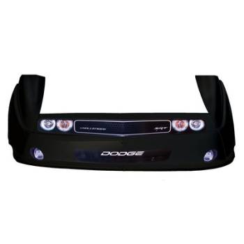 Five Star Race Car Bodies - Five Star Challenger MD3 Complete Nose and Fender Combo Kit - Black (Older Style)